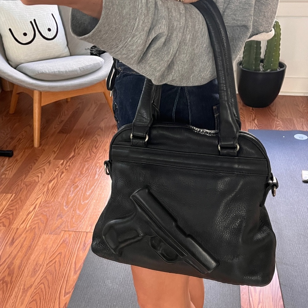 Scandinavian designer Vlieger Vandam Leather Handbag ~ Rihanna Fave